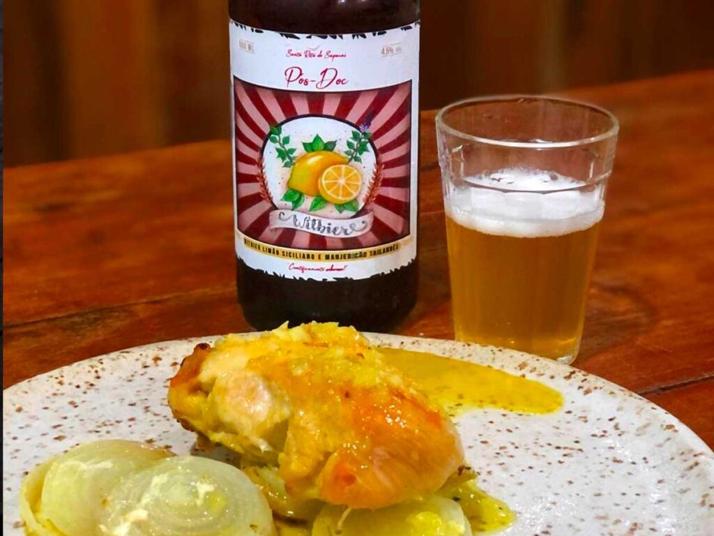 PEITO DE FRANGO NA CERVEJA DE LIMÃO SICILIANO 