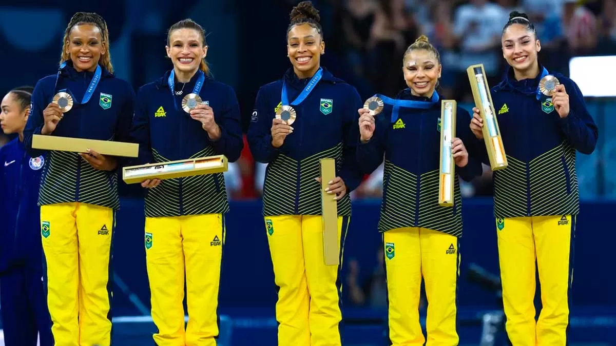 Ginástica artística brasileira conquista Medalha Inédita em Paris